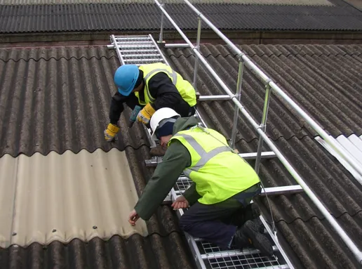 Board Walk For Fragile Rooflight Protection